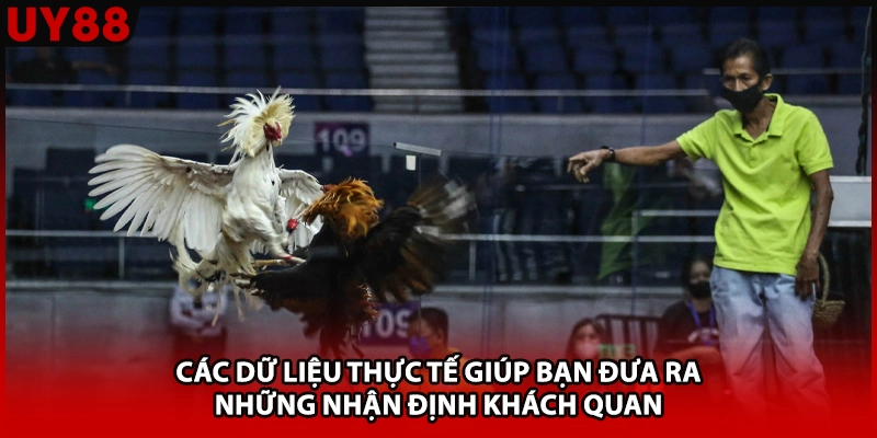 Các dữ liệu thực tế giúp bạn đưa ra những nhận định khách quan